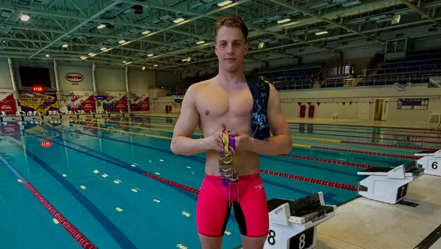 Пловец из Перми Антон Ястребков стал Чемпионом России в эстафетном плавании