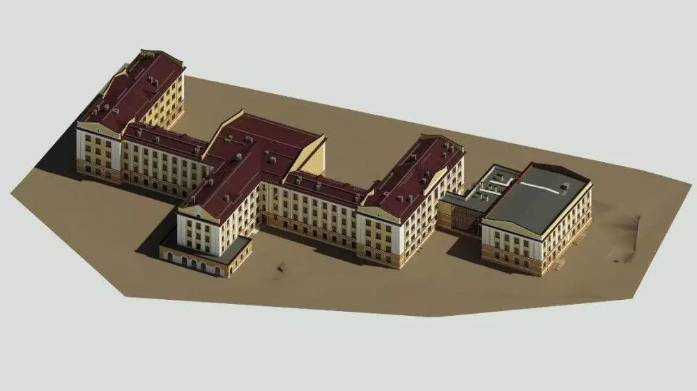 Проект будущей школы №146: здание по пространственному объему и внешнему виду соответствует историческому зданию Ханнеса Мейера