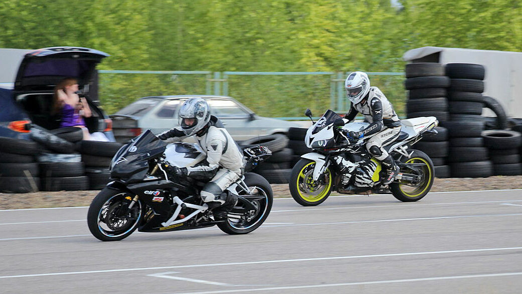 В Перми на картодроме прошли гонки мотоциклистов