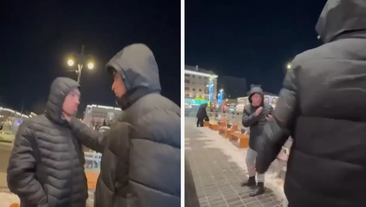 В Перми рядом с ЦУМом избили мужчину и сняли на видео