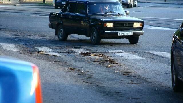 Пермь вошла в десятку городов по количеству ДТП из-за плохих дорог