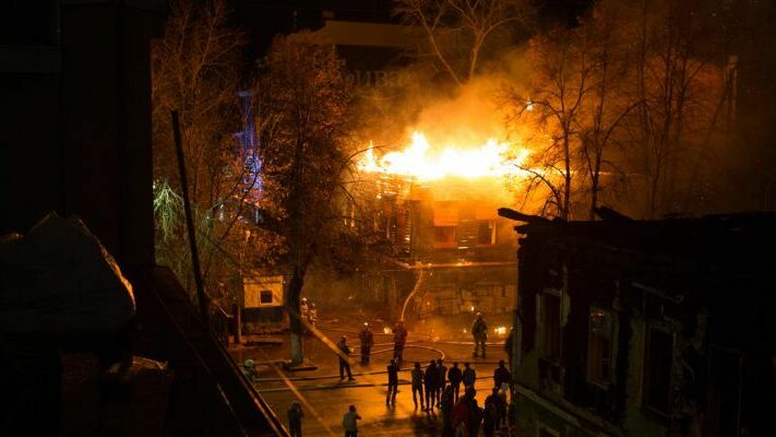 В результате пожара на улице Пермской никто не погиб