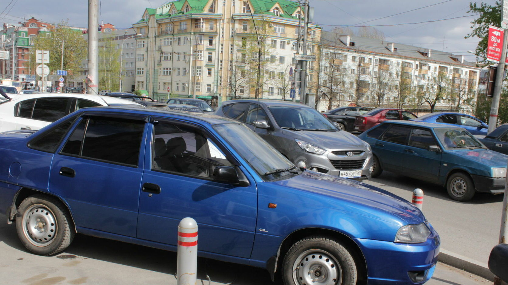 Платные парковки в центре Перми начнут действовать с середины августа