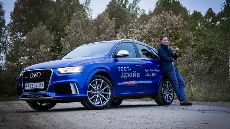 Audi RS Q3 и Владимир Макаренко: «Нажмешь один раз — уже не отпустит»
