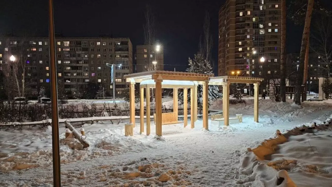В Черняевском лесу обновили малые архитектурные формы