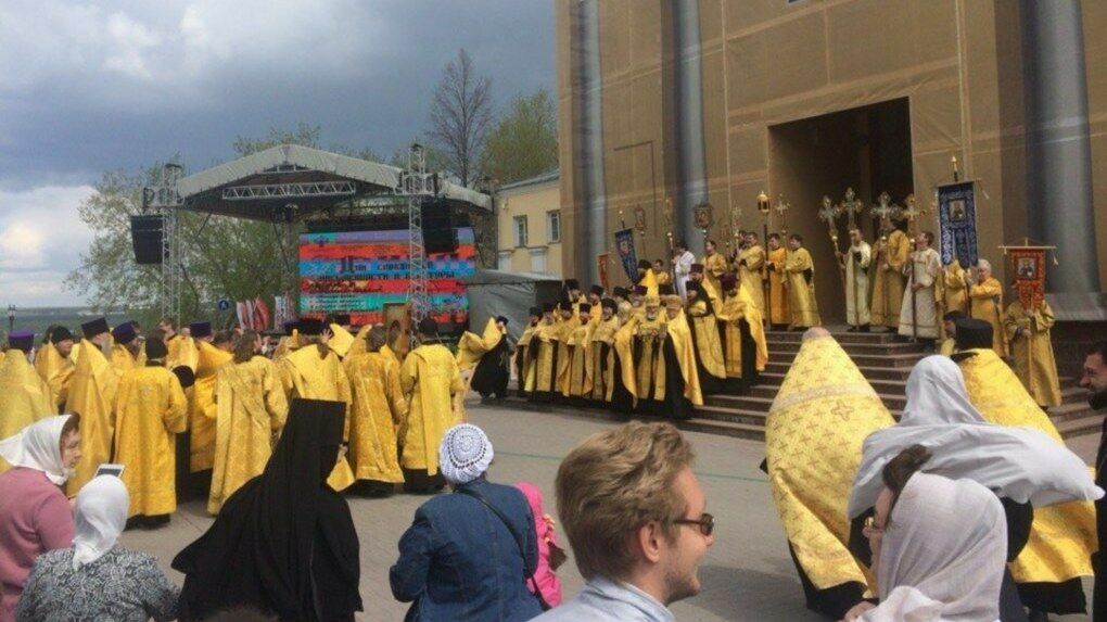 Фотофакт: на Соборной площади проходят Дни славянской письменности и культуры