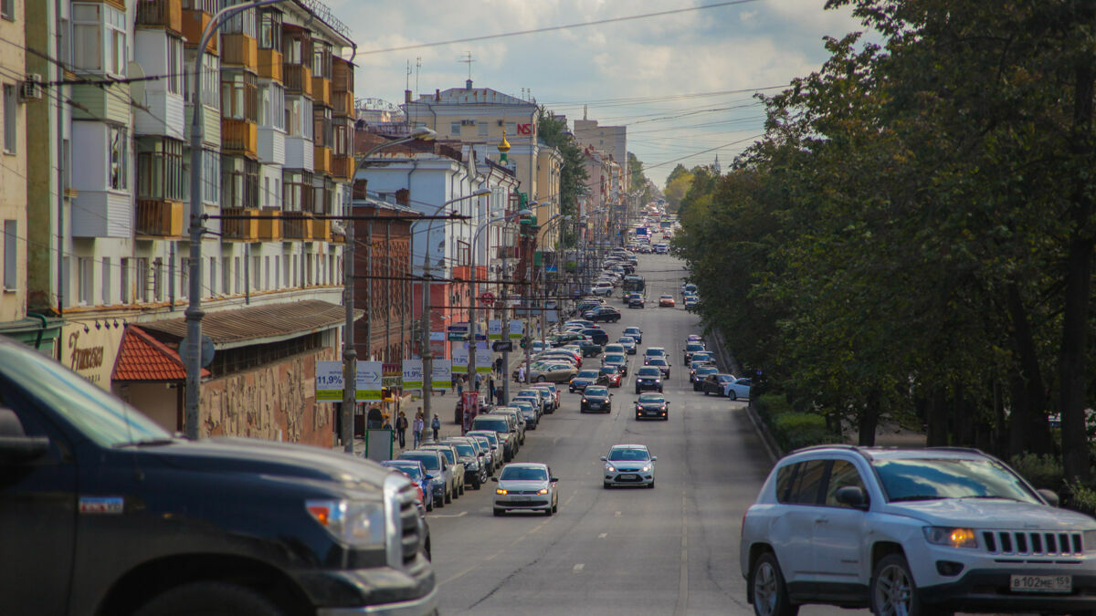 Администрация Перми объявила торги на капитальный ремонт Комсомольского проспекта