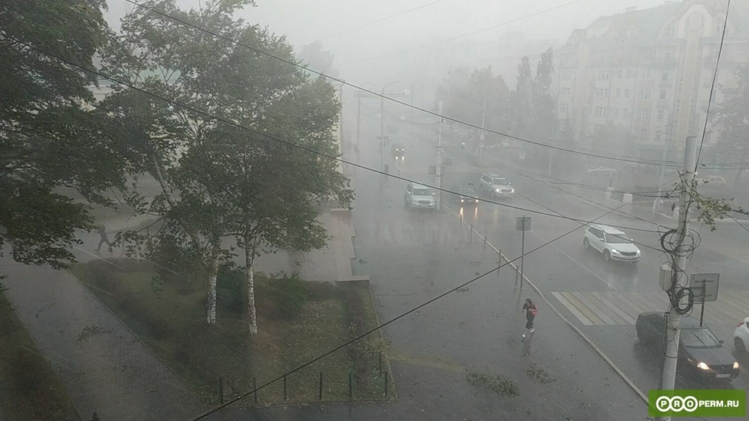 МЧС предупреждает о грозах и тумане в Пермском крае