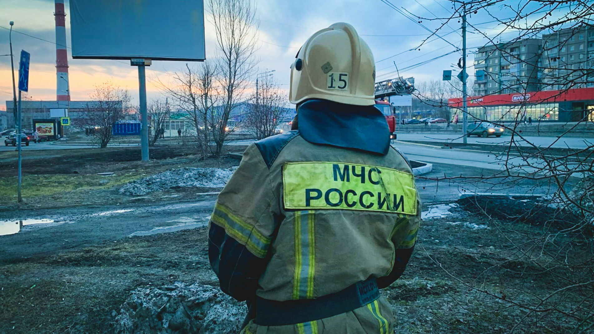 В Новокузнецке произошел пожар в двухэтажном доме
