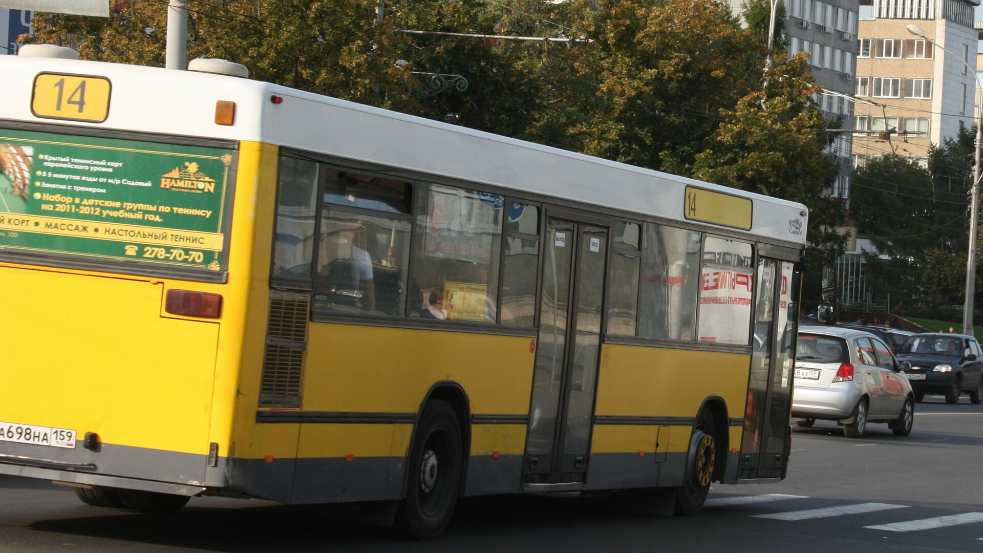 В Перми временно изменилась схема движения автобуса №14