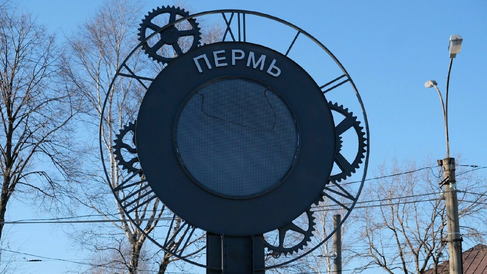 В Перми сломались часы обратного отсчета до 300-летия города