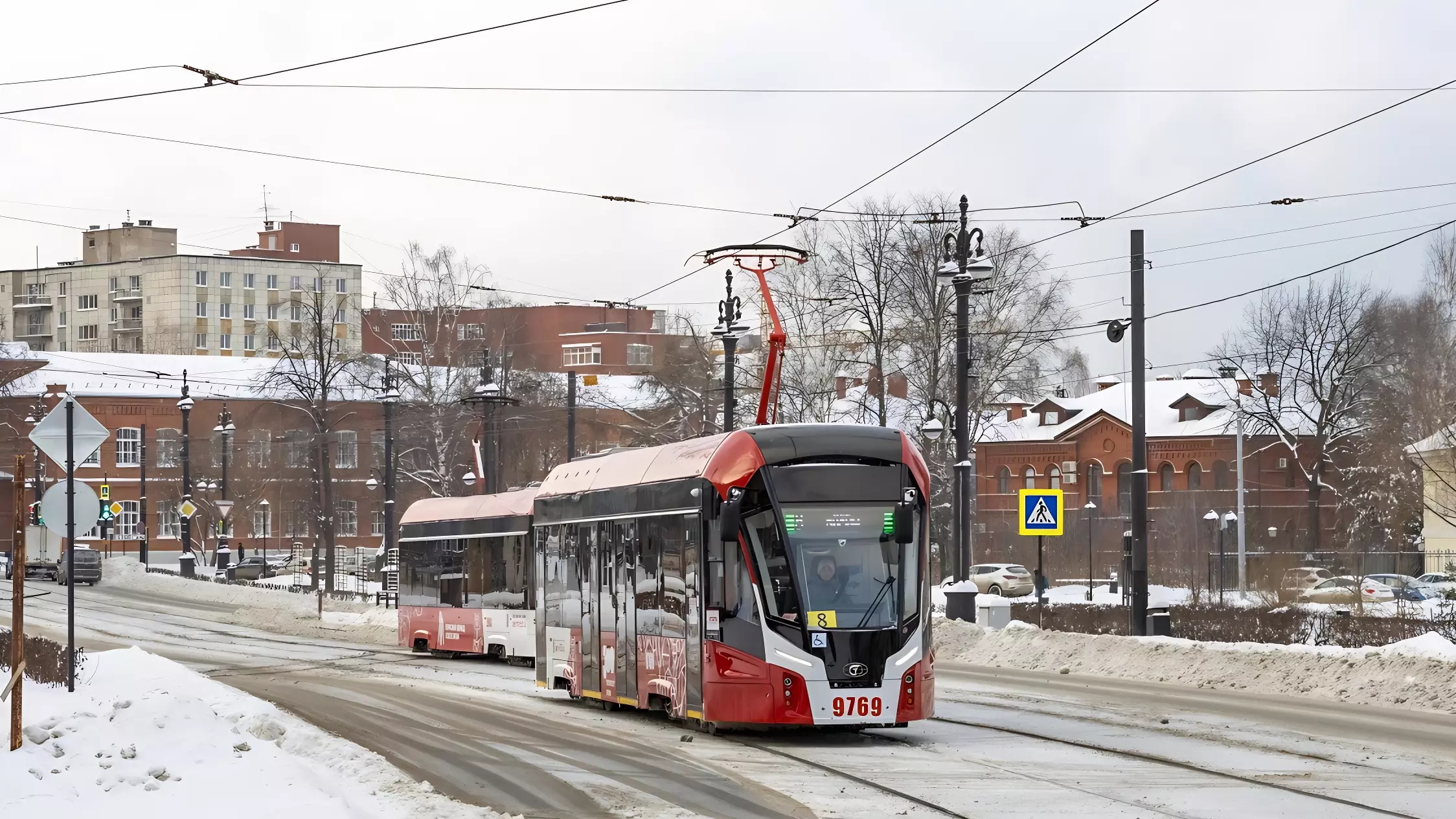В Перми старые трамваи уберут городских маршрутов в феврале 2024 года