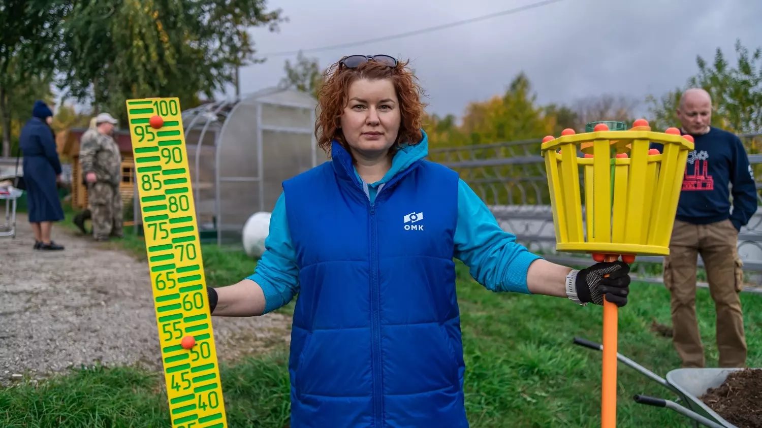 Елена Поносова помогла детскому саду разбить мини-огород и установить метеостанцию