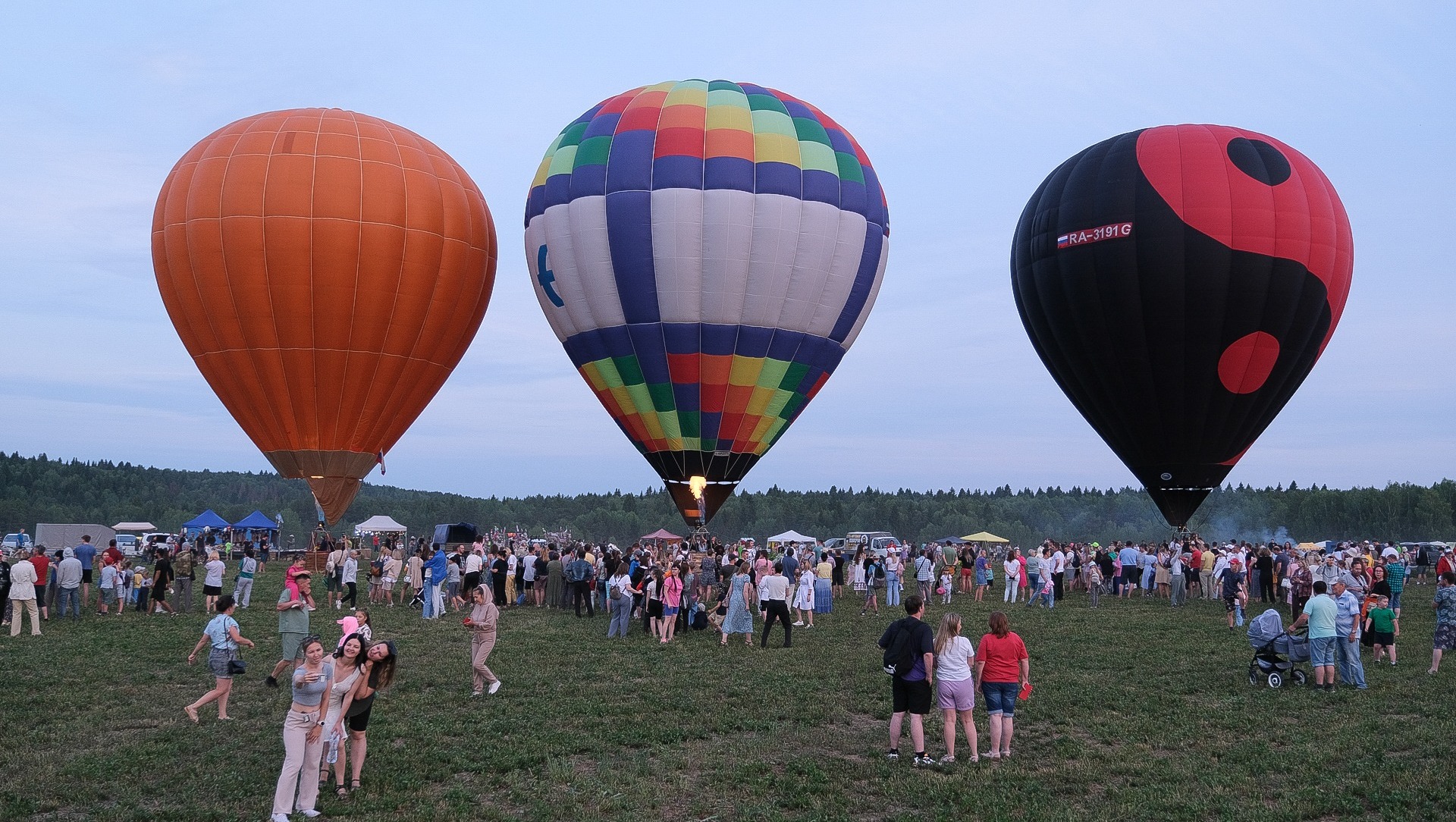 В Кунгурском округе 7 июля открылся фестиваль воздухоплавания «ПроНебо!»