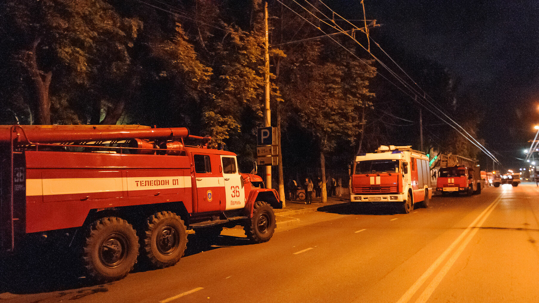 Ночью в Прикамье произошло два пожара