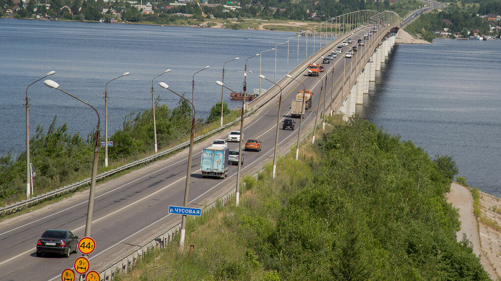 Сегодня закончится ремонт на левой стороне Чусовского моста