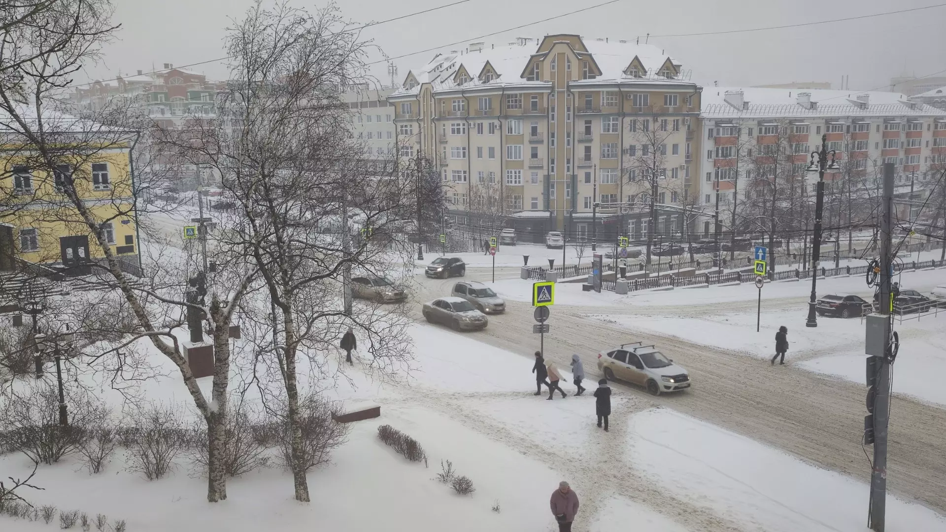 В Перми снег прекратится в ближайшие полчаса и вновь пойдёт ночью