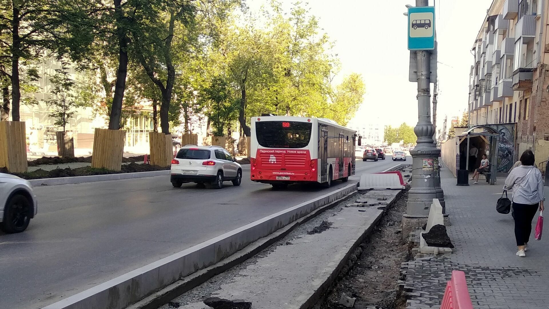В Перми из-за капремонта Компроса изменится движение восьми автобусов