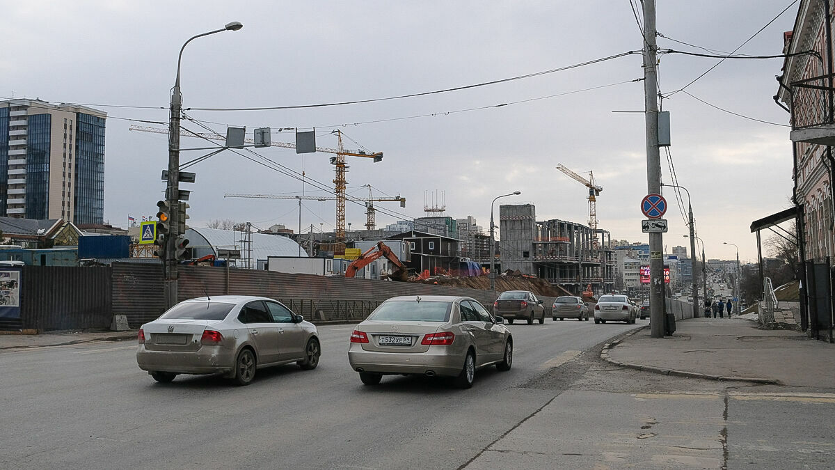 С 12 июня в Перми из-за ремонта перекроют еще один участок улицы Попова