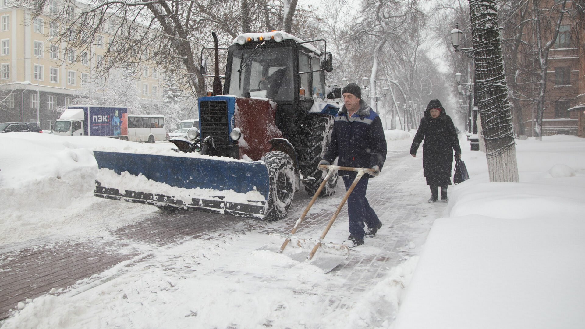 МЧС предупреждает о сильном снеге в Пермском крае
