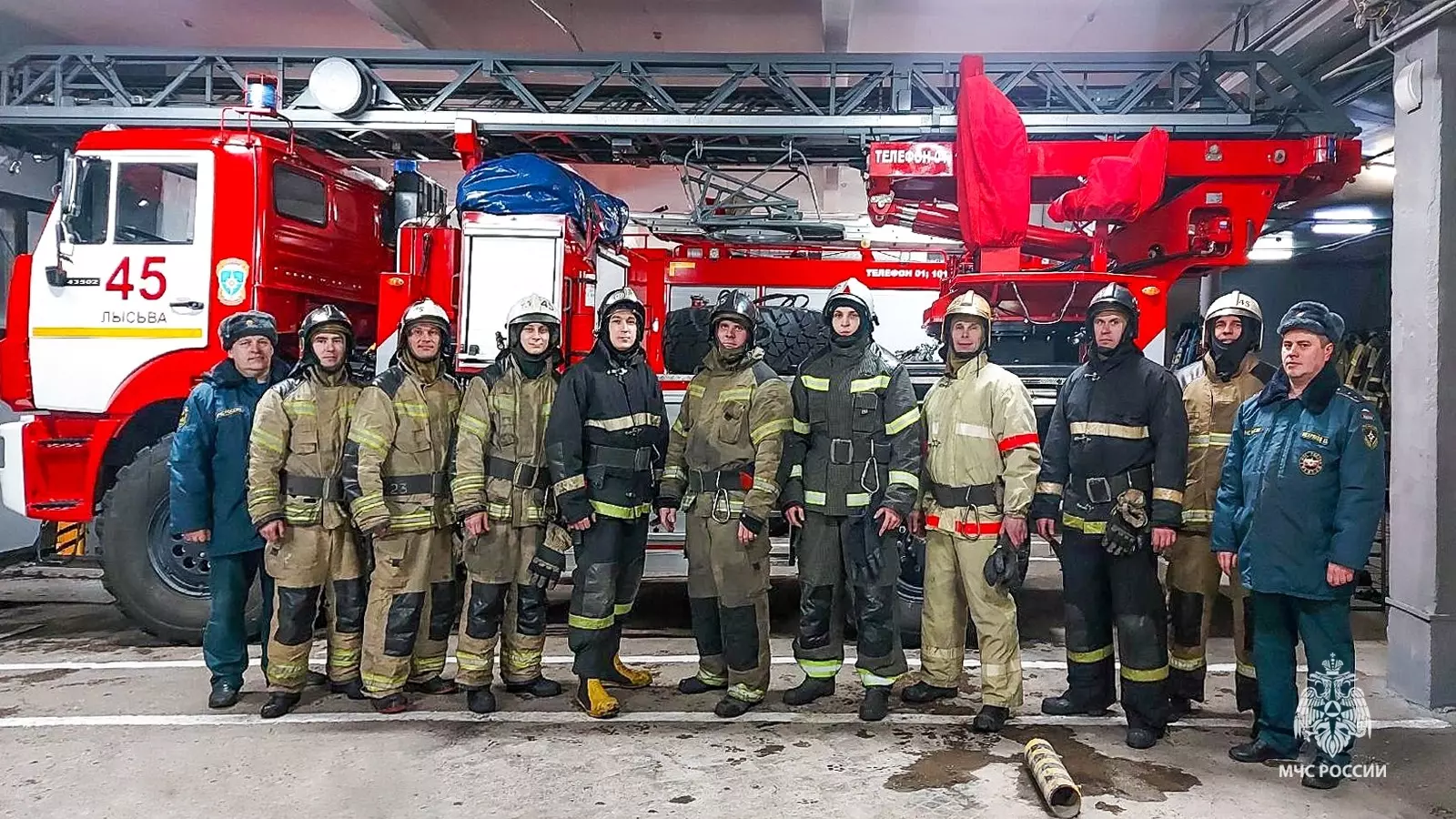 В Пермском крае пожарные спасли семь человек