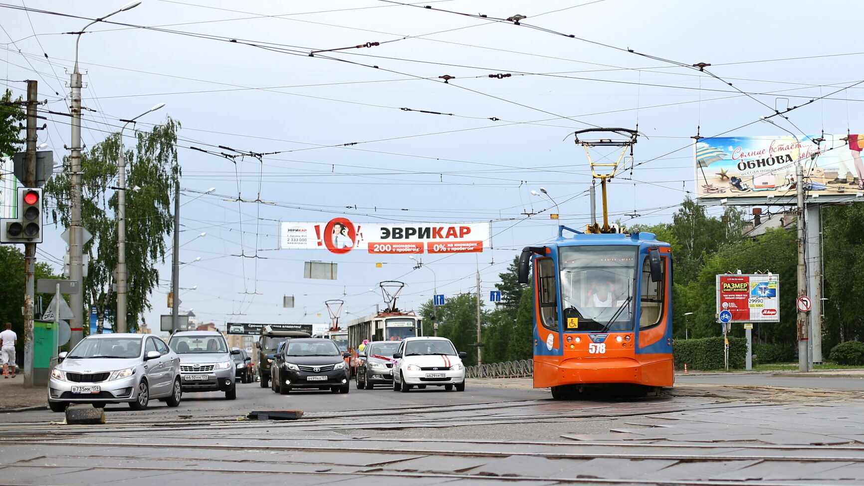 С 1 сентября в Перми возобновится движение трамваев по Уральской