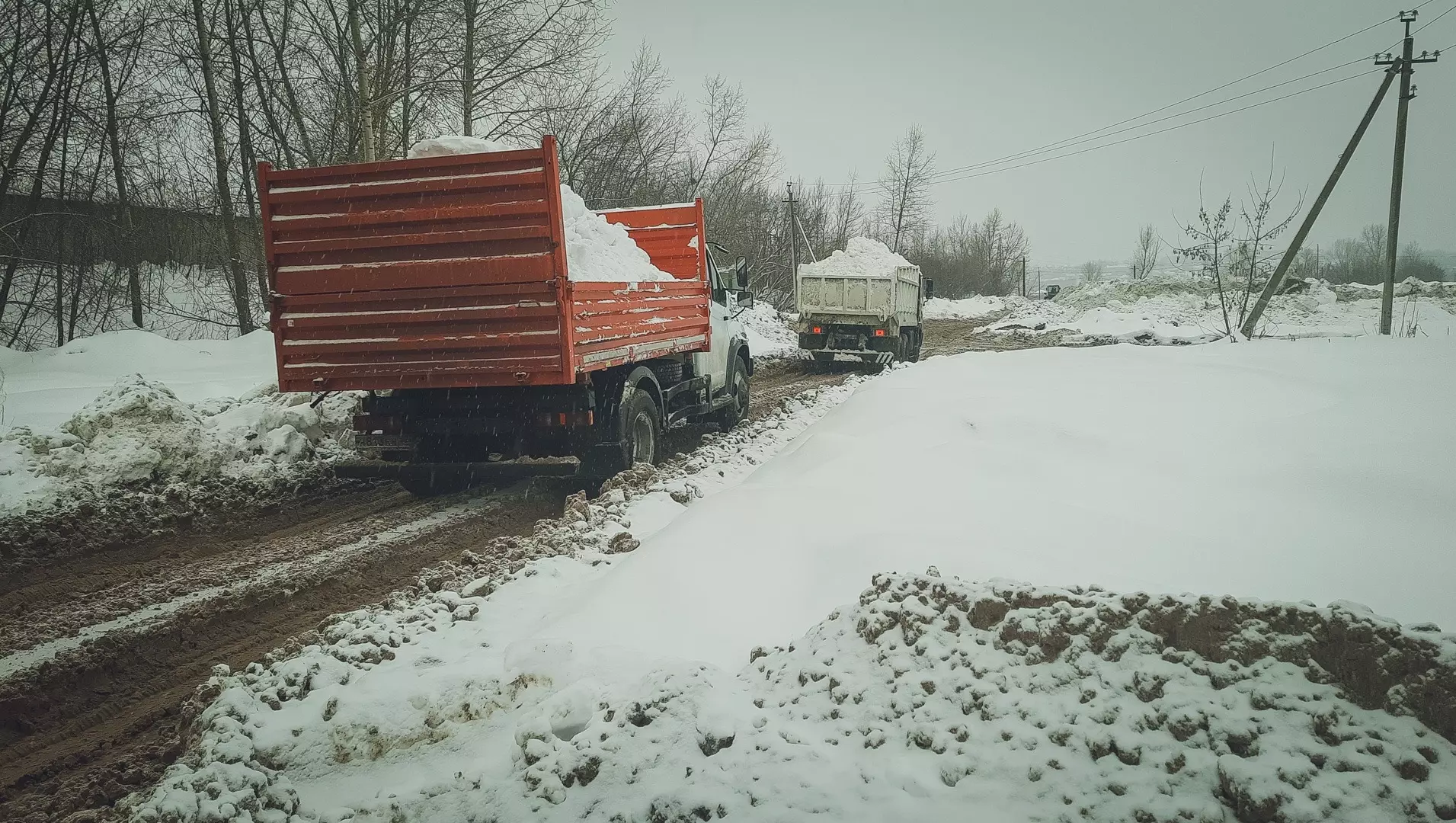 Краевой подрядчик создаст новый полигон для вывоза снега из Перми в 2024 году