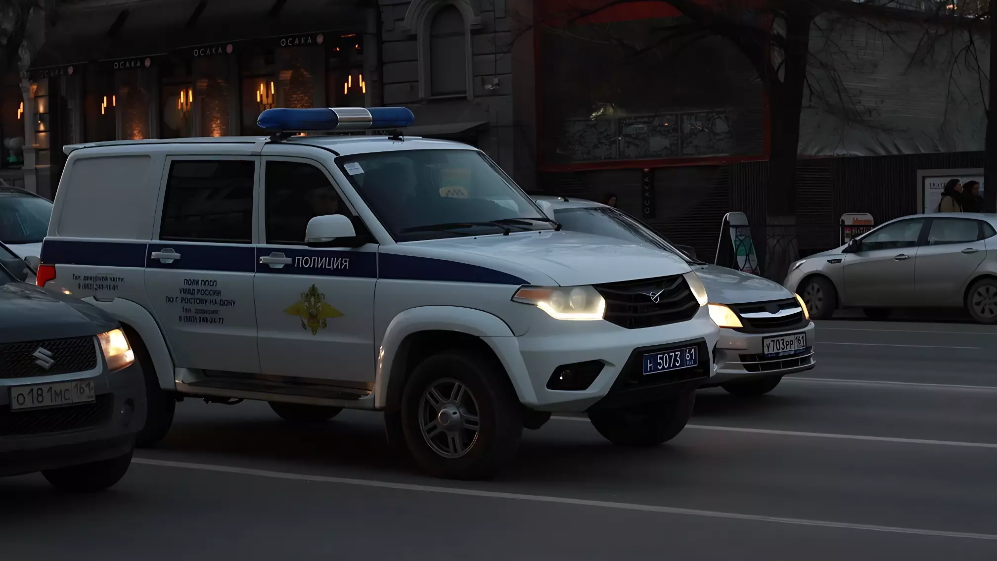 Во время полицейской погони по Гайве пассажир получил пулю в спину