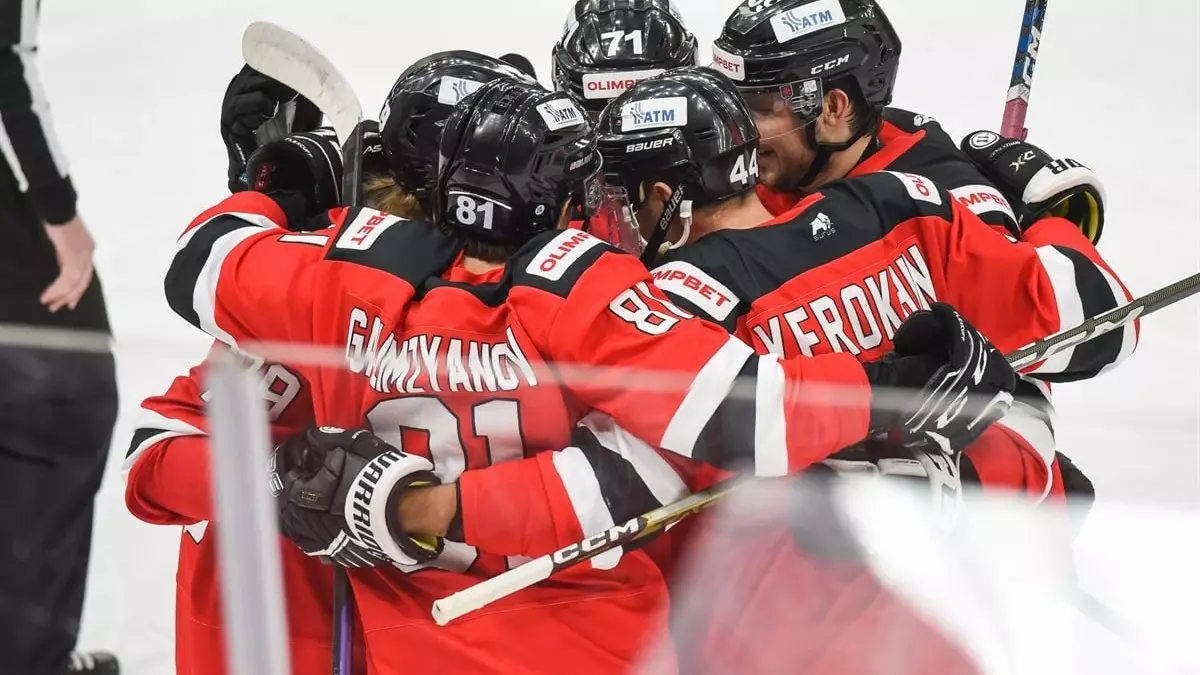 Пермская хоккейная команда «Молот» одержала 11 побед подряд