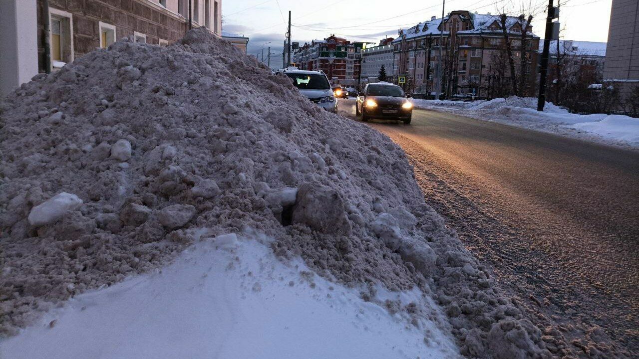 Администрации Перми запретили хранить снег на Голом Мысу