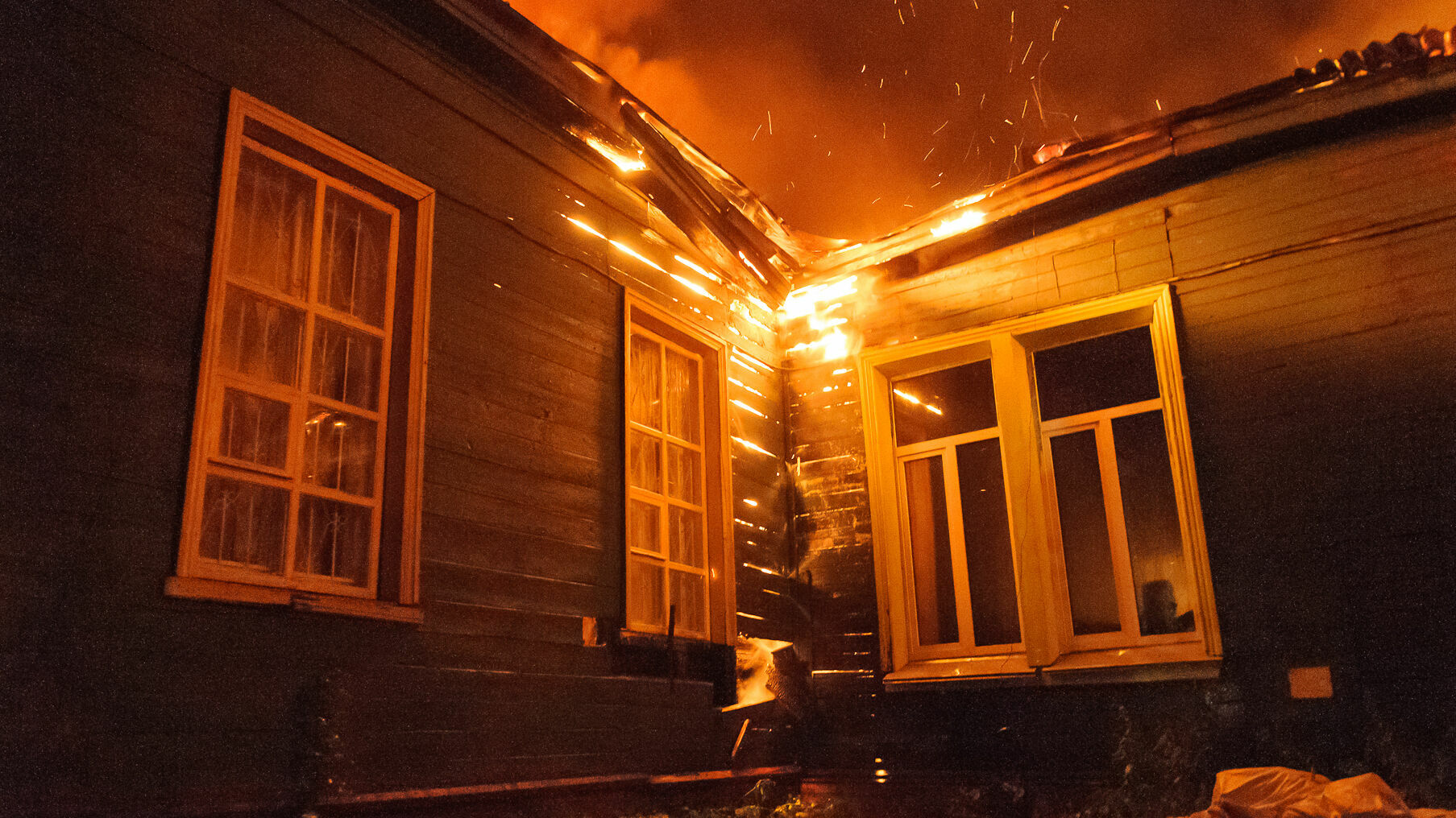 В ночь на 27 декабря в Соликамске произошел пожар в частном доме