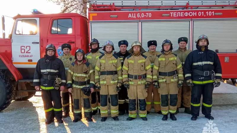 На пожаре в Пермском крае спасено 10 человек, из них 8 детей