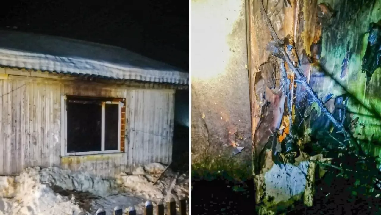 В одном из поселков Пермского края в частном доме сгорели ель и мебель
